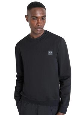 Sudadera Antony Morato chapa black hombre