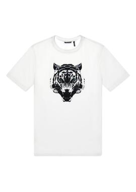 Camiseta Antony Morato blanca tigre blue hombre