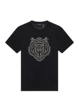 Camiseta Antony Morato Negra tigre 3D hombre