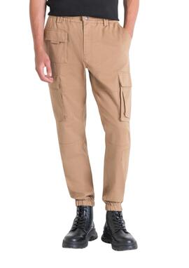 Jogger Antony Morato cargo beige hombre