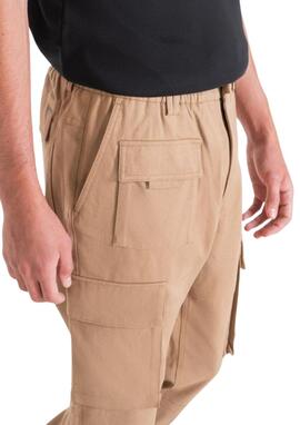 Jogger Antony Morato cargo beige hombre