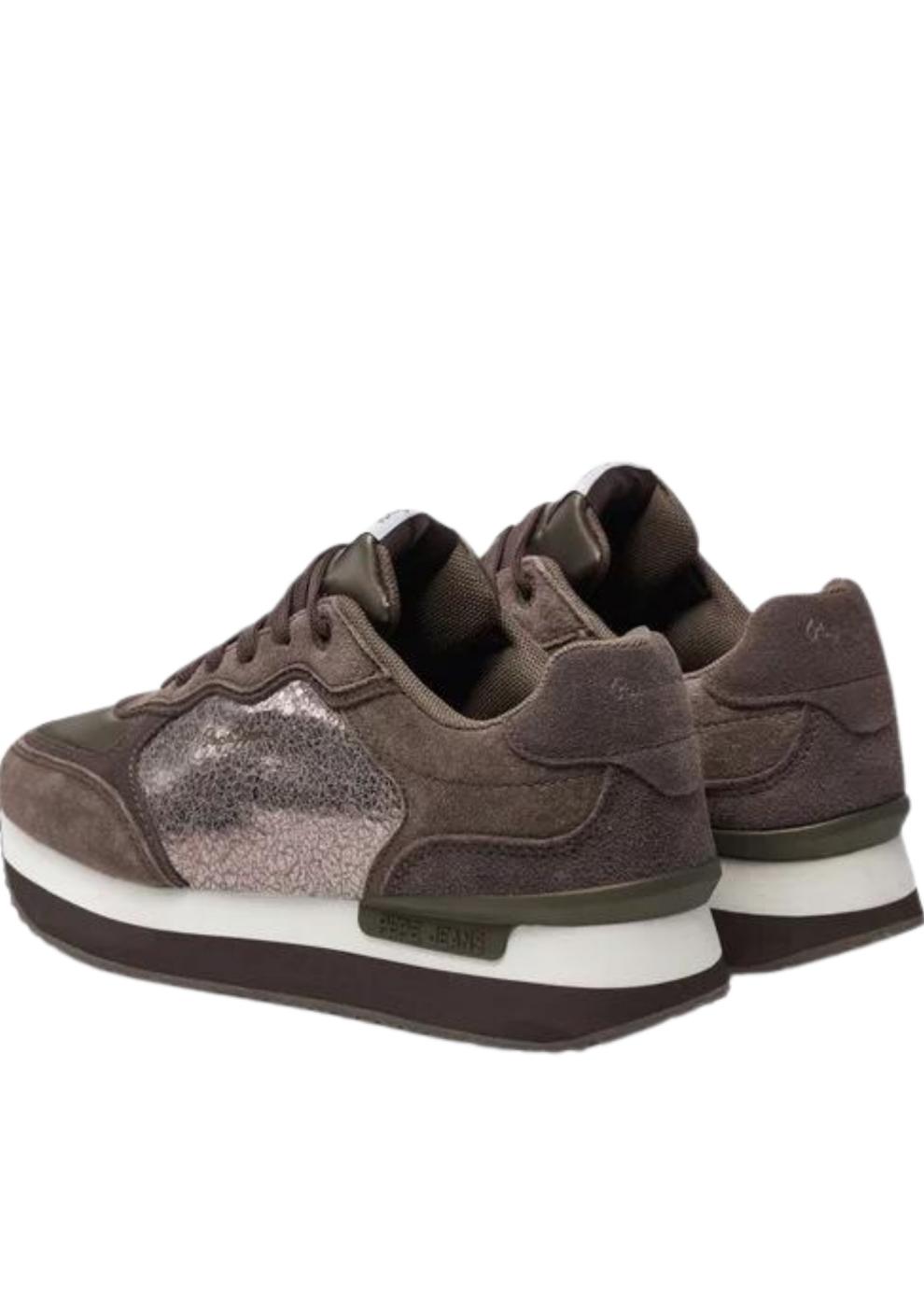 Zapatillas Pepe Jeans Mujer Rusper Stars Marrones