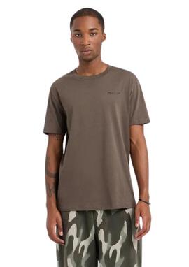 Camiseta Armani Exchange verde básica hombre