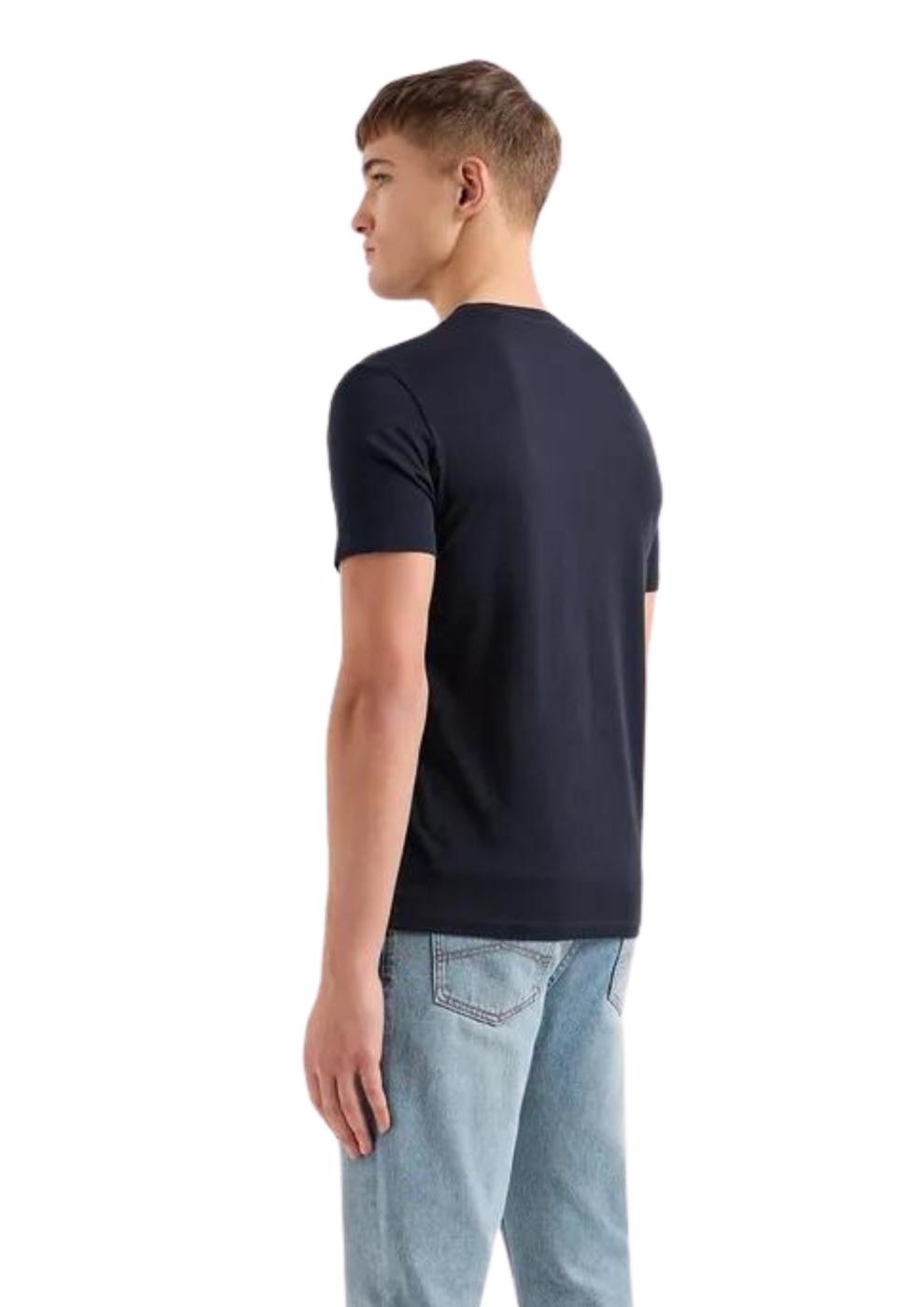 Camiseta Armani Exchange navy básica hombre