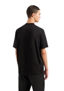 Camiseta Armani Exchange negra completa hombre