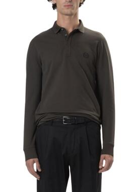 Polo Armani Exchange verde oliva hombre