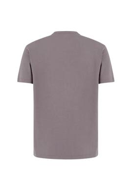 Camiseta EA7 gris maxilogo hombre