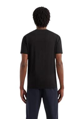 Camiseta EA7 maxilogo negra hombre