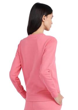 Sudadera básica Lacoste Rosa Mujer