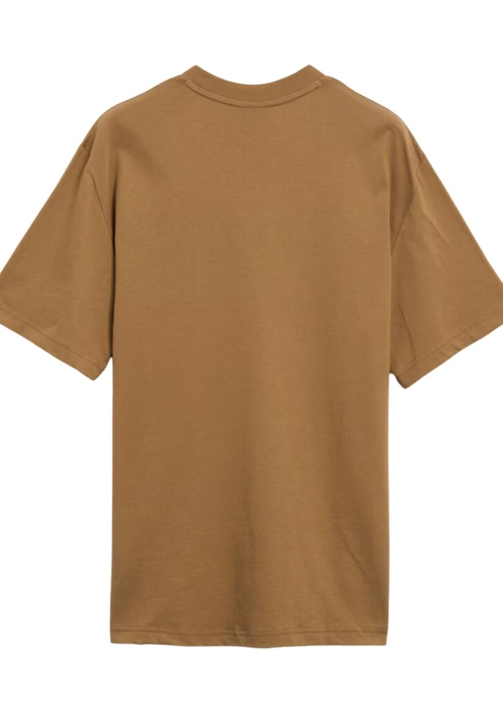 Camiseta Lacoste Marron básica