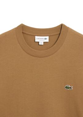 Camiseta Lacoste Marron básica