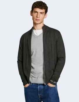 Jersey Pepe Jeans Hombre Gris New Andre Mock