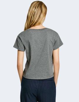 Camiseta Pepe Jeans Mujer Gris Gaia