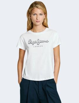 Camiseta Pepe Jeans Mujer Blanca Gaia