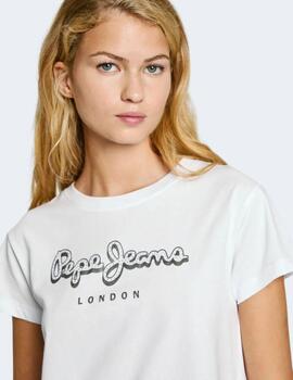 Camiseta Pepe Jeans Mujer Blanca Gaia