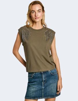 Camiseta Pepe Jeans Mujer Freija Verde