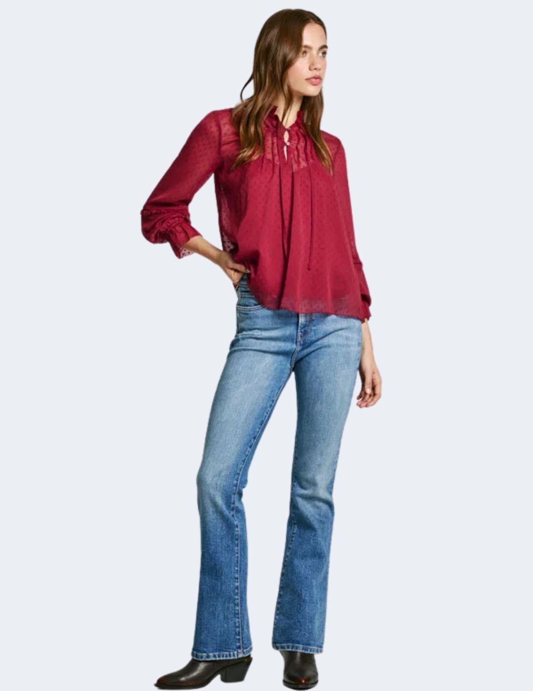 Blusa Pepe Jeans Mujer Odette Roja