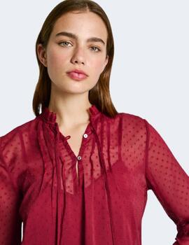 Blusa Pepe Jeans Mujer Odette Roja