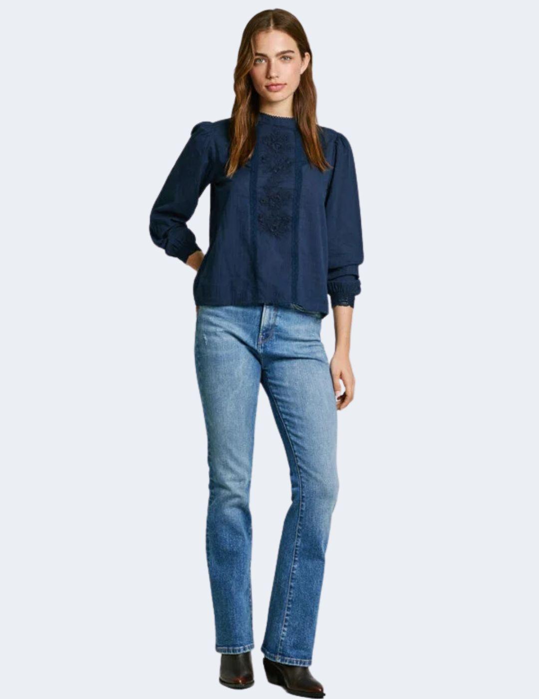 Blusa Pepe Jeans Mujer Primrose Marino