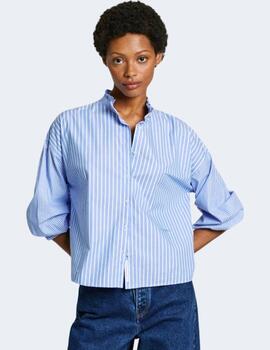 Camisa Pepe Jeans Mujer Azul Pipery