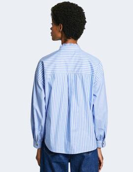 Camisa Pepe Jeans Mujer Azul Pipery