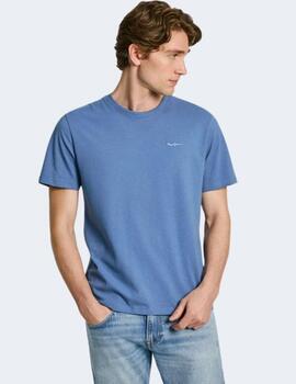 Camiseta Pepe Jeans Hombre Azul Connor