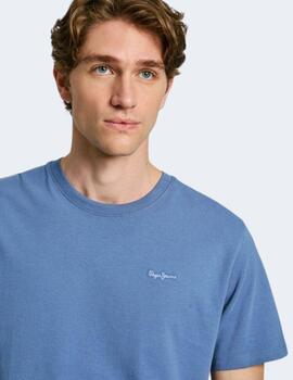 Camiseta Pepe Jeans Hombre Azul Connor