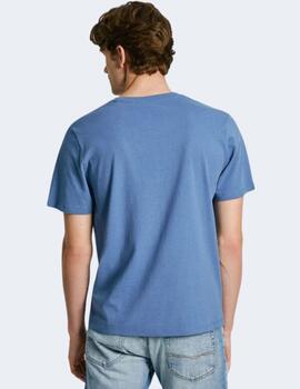 Camiseta Pepe Jeans Hombre Azul Connor