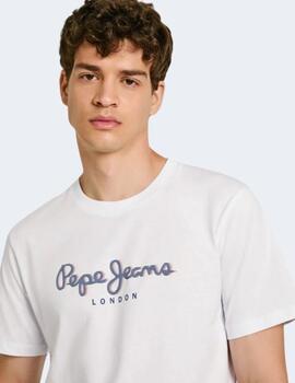 Camiseta Pepe Jeans Hombre Blanca Abel