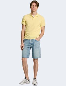 Polo Pepe Jeans Hombre Amarillo New Oliver