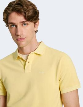 Polo Pepe Jeans Hombre Amarillo New Oliver