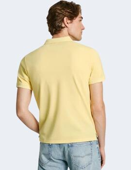 Polo Pepe Jeans Hombre Amarillo New Oliver