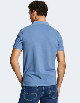 Polo Pepe Jeans Hombre Azul New Oliver