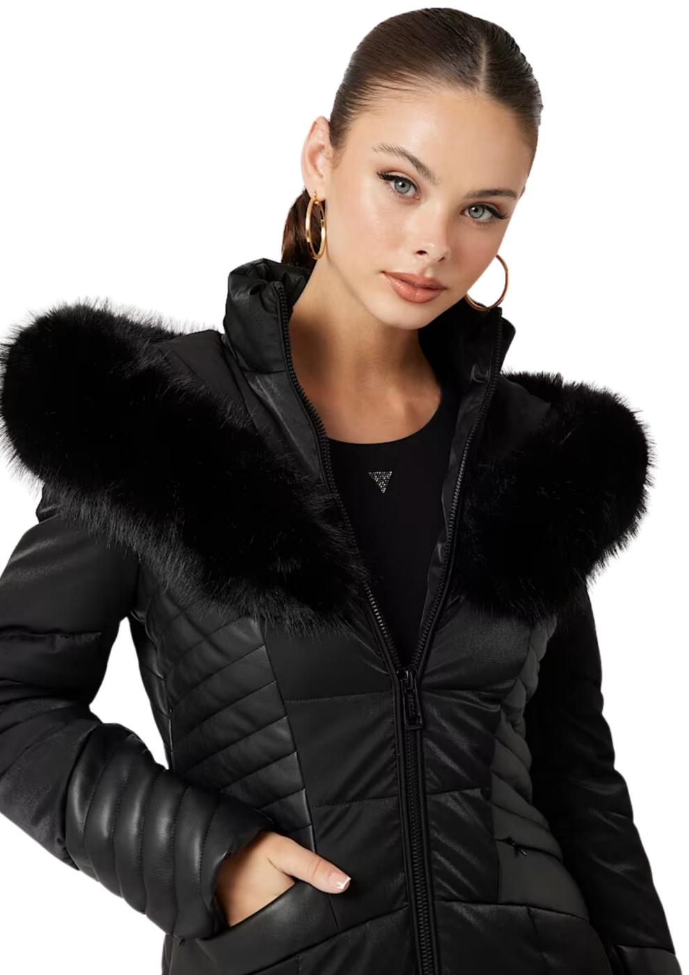 Parka Oxana Guess negra mujer