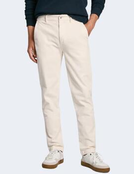 Pantalón Pepe Jeans Hombre Blanco Slim Chino