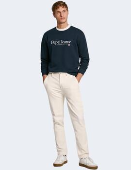 Pantalón Pepe Jeans Hombre Blanco Slim Chino