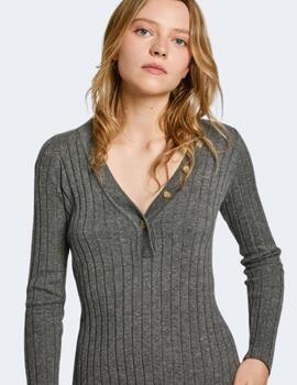 Vestido Pepe Jeans Mujer Gris Izabel Dress