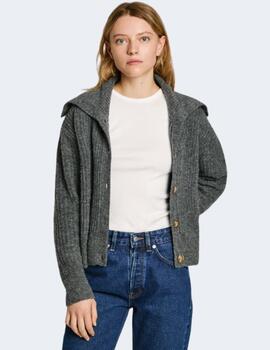 Jersey Pepe Jeans Mujer Gris Irma Cardigan