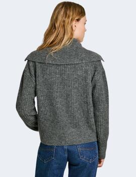 Jersey Pepe Jeans Mujer Gris Irma Cardigan