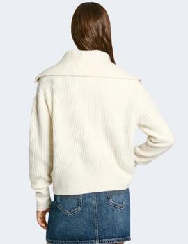 Jersey Pepe Jeans Mujer Blanco Irma Cardigan