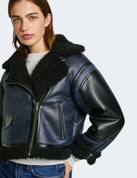 Chaqueta Pepe Jeans Mujer Azul Brooklyn