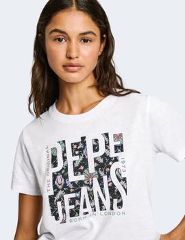 Camiseta Pepe Jeans Mujer Blanca Gloria