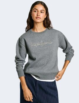 Sudadera Pepe Jeans Mujer Gris Francesca