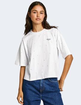 Camiseta Pepe Jeans Mujer Blanca Elin