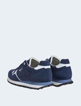 Zapatillas Pepe Jeans Hombre Brit On Prints Marino