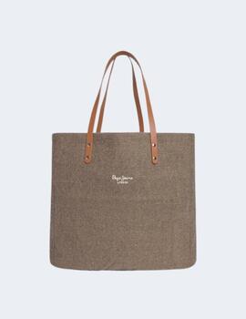 Bolso Pepe Jeans Mujer Marrón Yennifer Tote