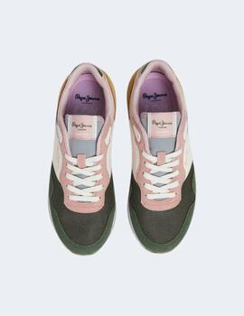 Zapatillas Pepe Jeans Mujer London Urbans Verdes