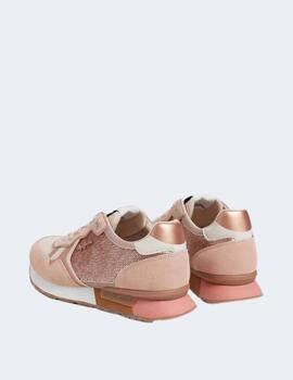 Zapatillas Pepe Jeans Mujer Brit Sequins Blancas