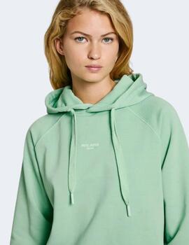 Sudadera Pepe Jeans Mujer Verde Felicity Hoodie