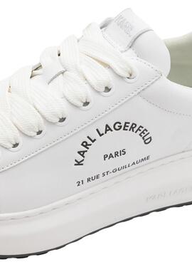 Zapatilla Karl Lagerfeld Kapri Lug hombre blanca